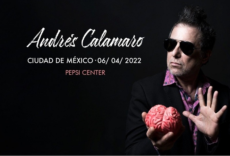 Andrés Calamaro se encuentra listo para seducir a sus fans de la capital mexicana
