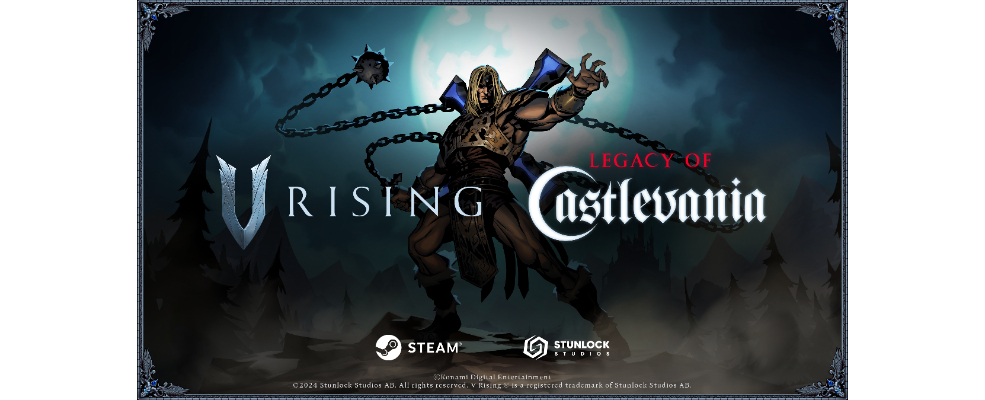 El juego gótico de supervivencia de vampiros "V Rising" revela su crossover con "Castlevania"