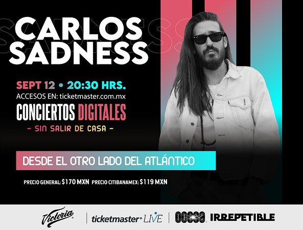 Carlos Sadness en IRREPETIBLE