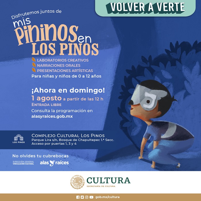El fin de semana más divertido con Alas y Raíces y el Complejo Cultural Los Pinos