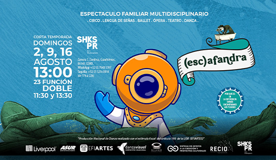 Obra de Teatro: ¨ (Esc)afandra - 50% de descuento en boletos.