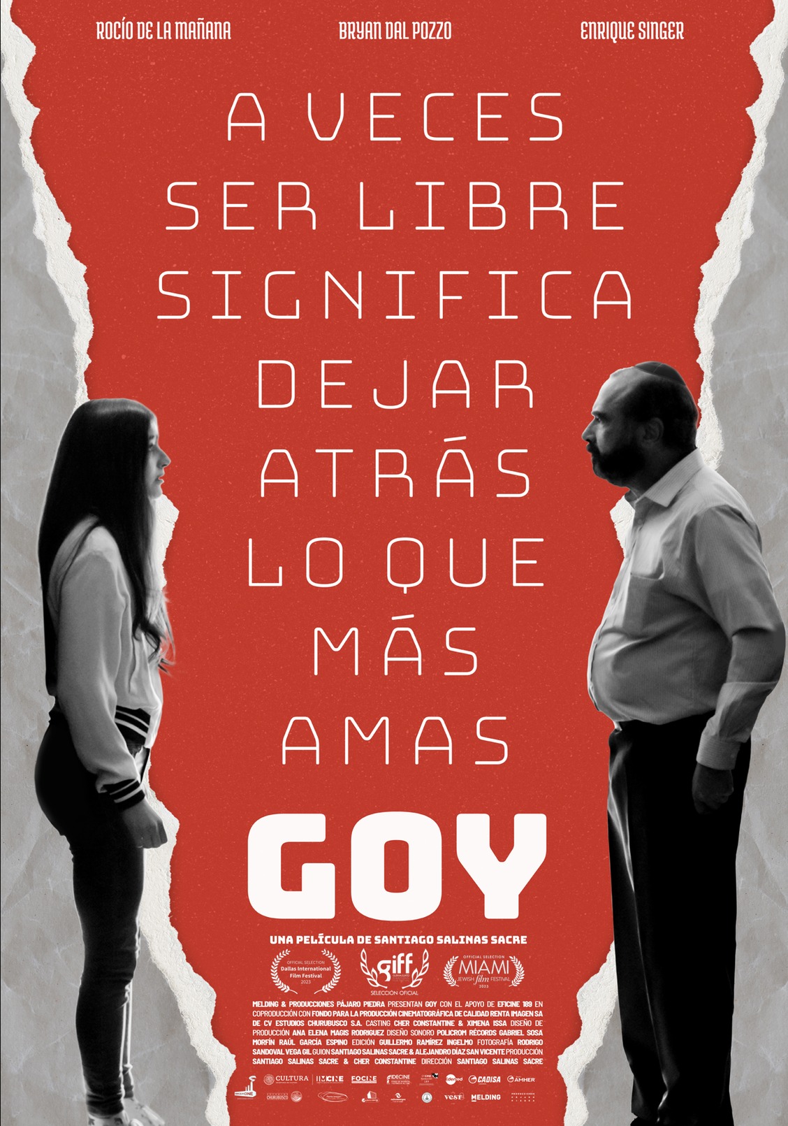 "Goy", ópera prima de Santiago Salines Sacre, selección oficial de Largometraje Mexicano en competencia del GIFF