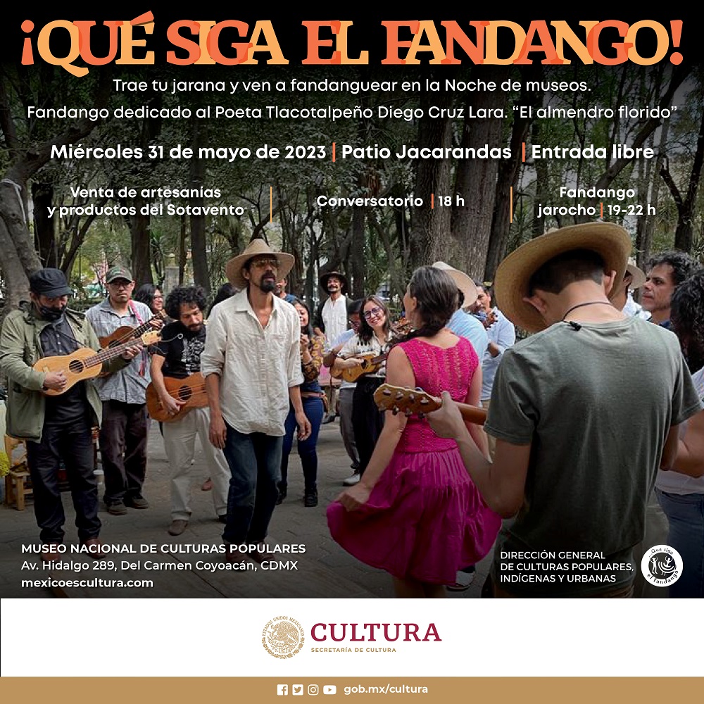 Noche de museos: Alistan el fandango en el Museo de Nacional de Culturas Populares