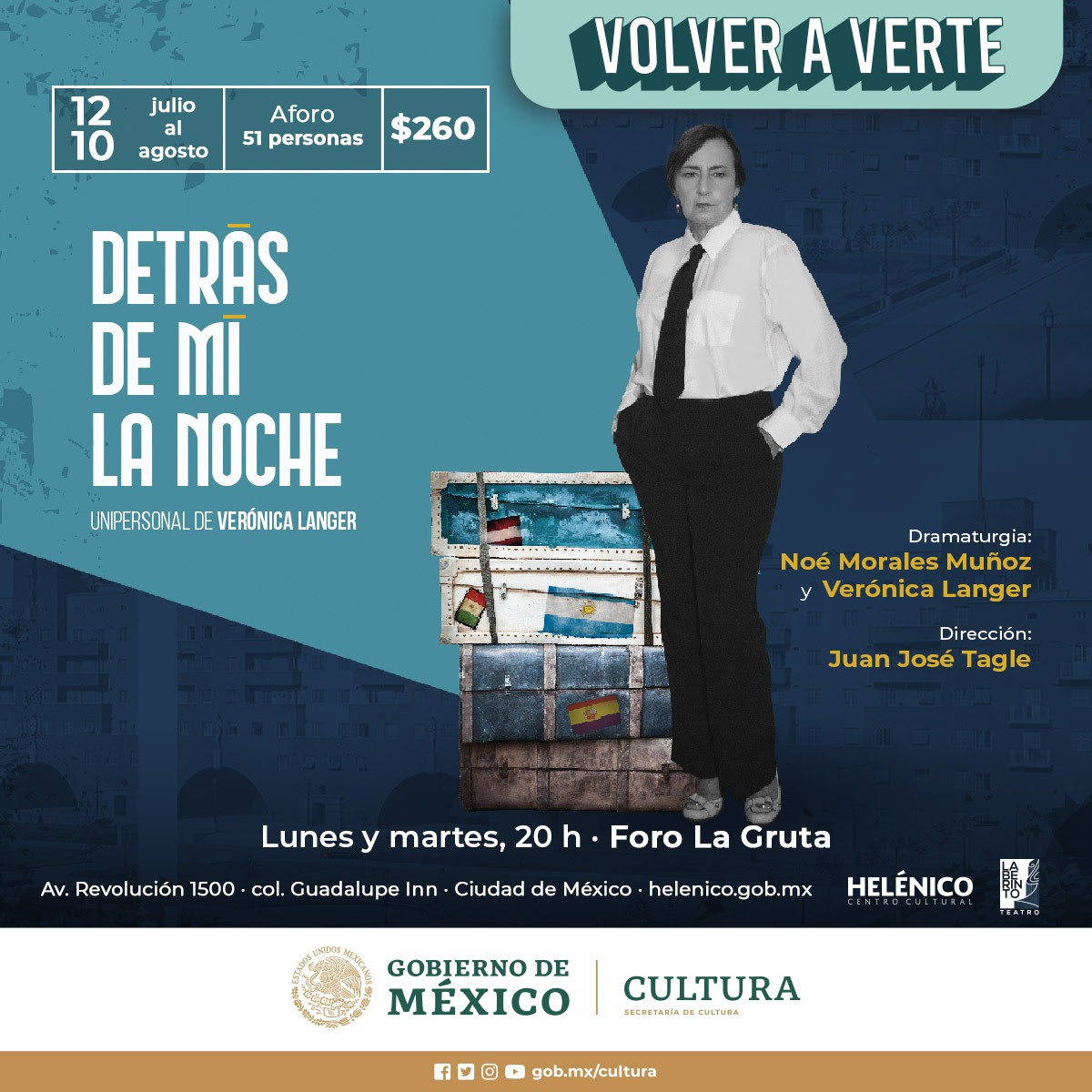 Verónica Langer presenta: "Detrás de mí la noche"