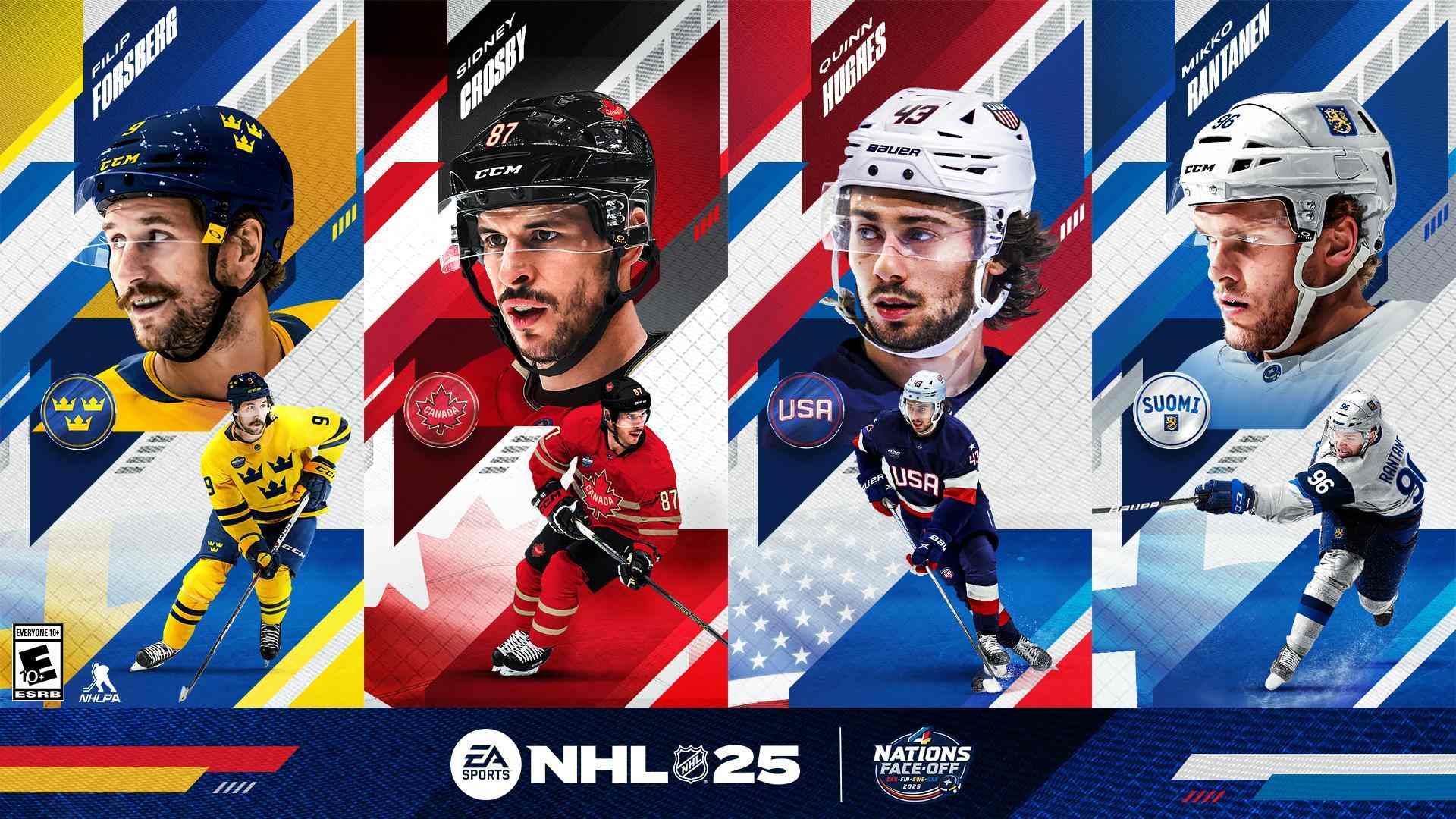 EA SPORTS NHL 25 lanza: 4 Nations Face-Off