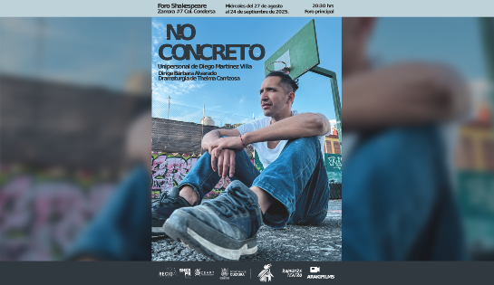 Obra de Teatro: NO CONCRETO - 30% de descuento en boletos