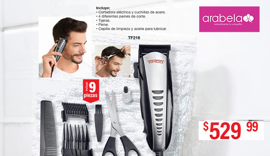 ARABELA - Precio Exclusivo en Maquina de Rasurar Arabela