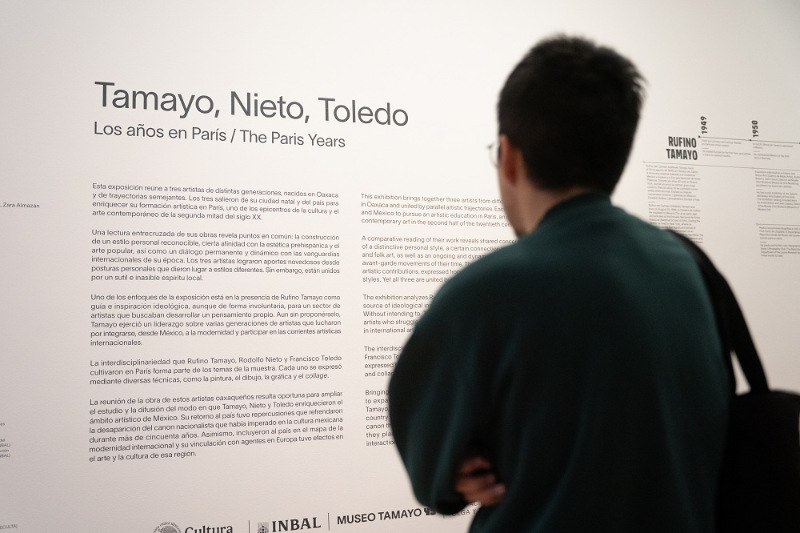 “Tamayo, Nieto, Toledo. Los años en París” abre al público en el Museo Tamayo