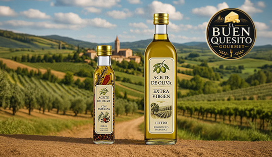 EL BUEN QUESITO - Dos botellas de Aceite de Olivo