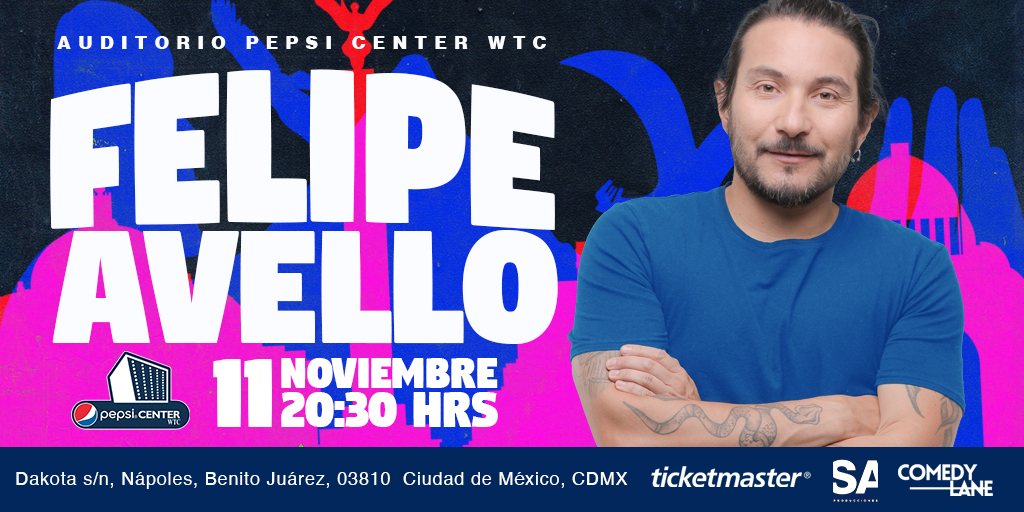 Felipe Avello llega al Pepsi Center a enamorar a México