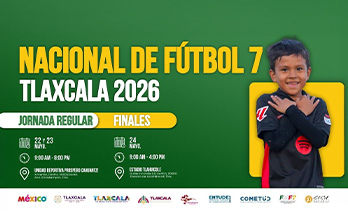 Nacional de Fútbol 7, Tlaxcala 2026