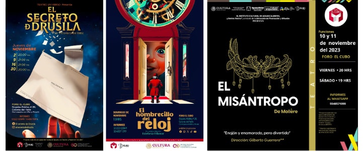 Foro El Cubo se llena de fantasía, irreverencia y reflexión con tres imperdibles estrenos de noviembre