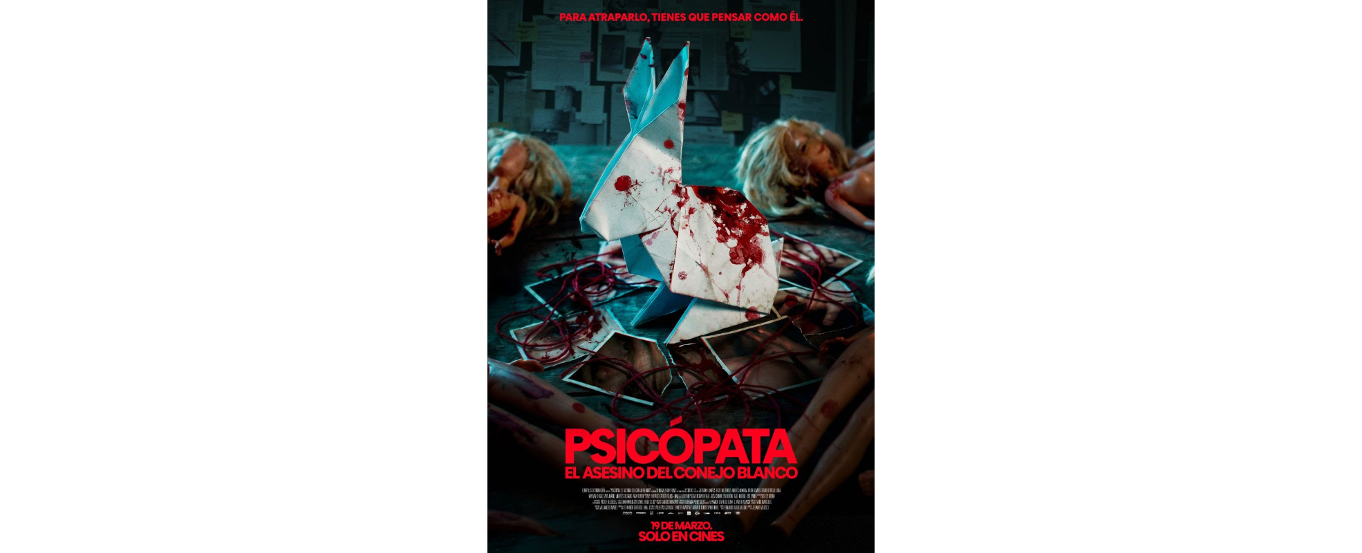 "Psicópata: El Asesino del Conejo Blanco" llega a cines el 19 de marzo
