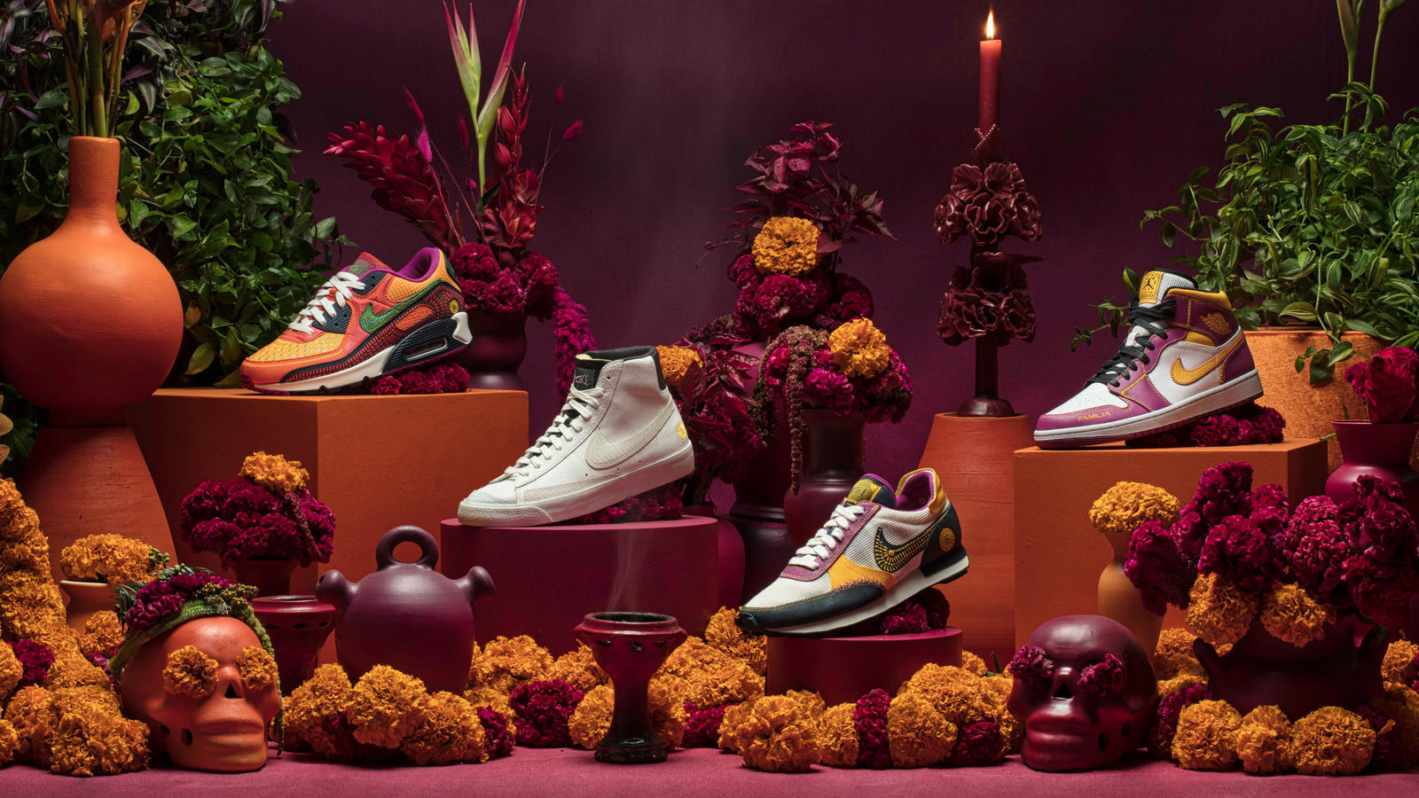 Sneakers que celebran el Día de Muertos