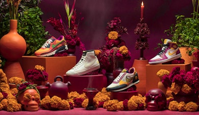 Sneakers que celebran el Día de Muertos