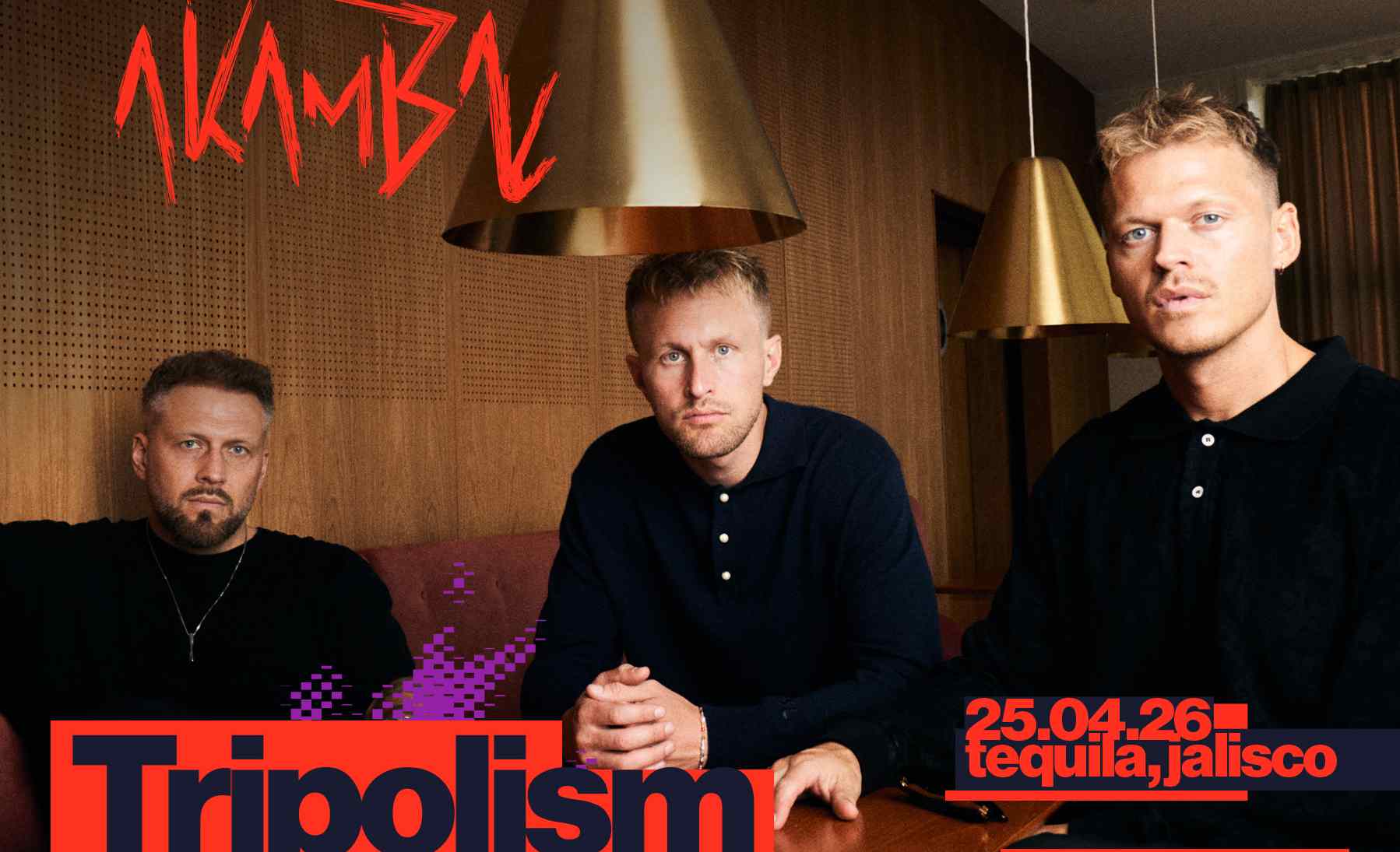 Tripolism, referente de la escena electrónica de Copenhague, se suma a Akamba 2026