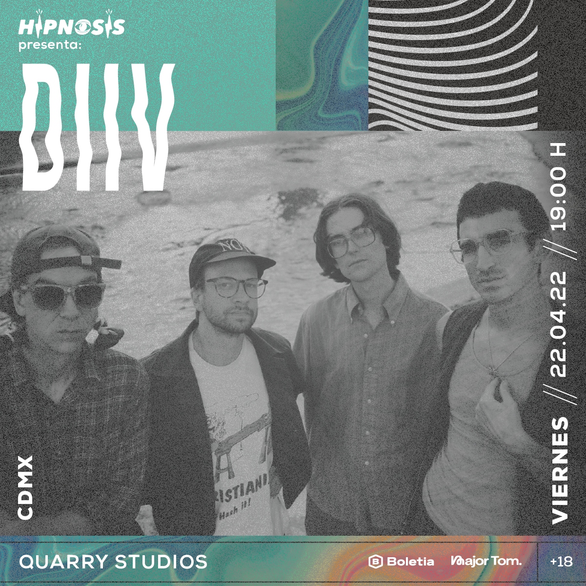 Hipnosis presenta: DIIV en CDMX y GDL