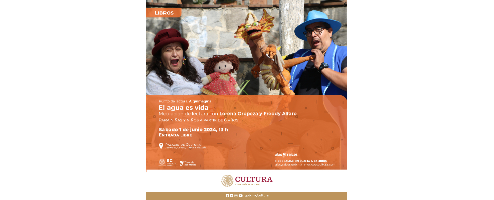 En junio, naturaleza, letras y medio ambiente serán los temas centrales del Punto de lectura “Alquimagina”, en Tlaxcala