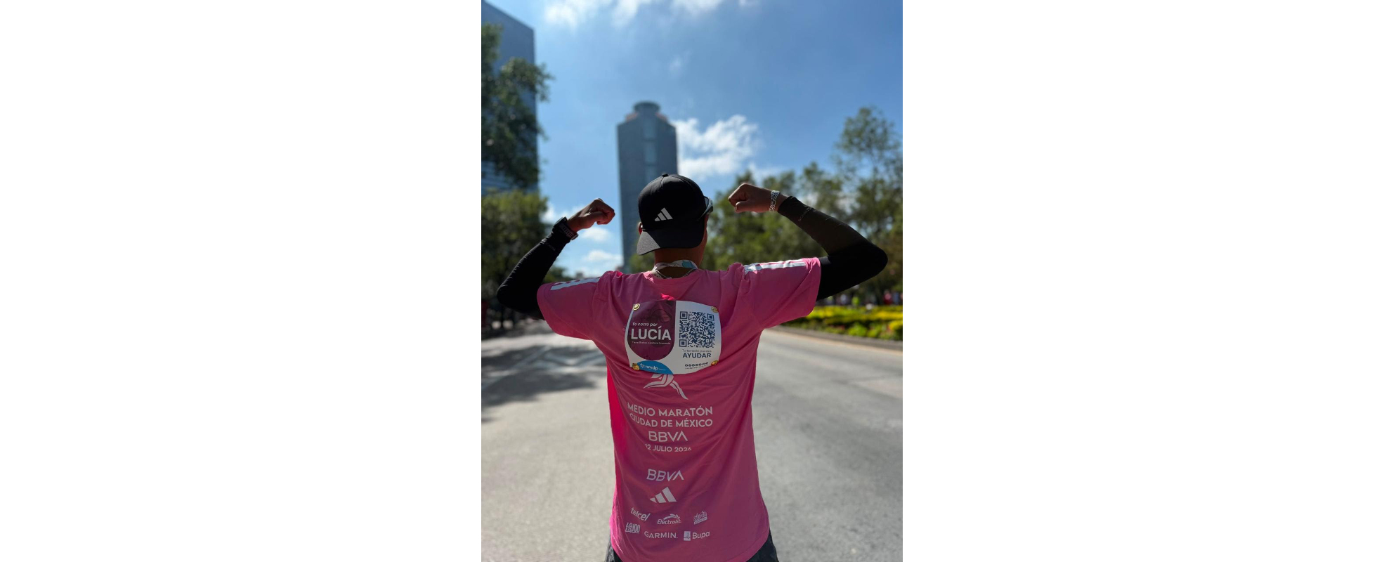 “Hay kilómetros que significan más” llevó la historia de Lucía al Maratón de la CDMX