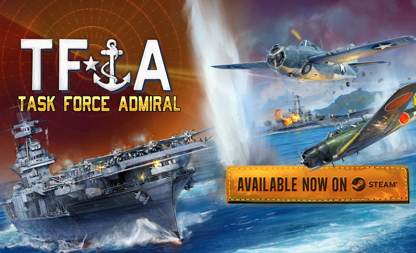 "Task Force Admiral – Vol.1: American Carrier Battles" ya disponible en Early Access en Steam