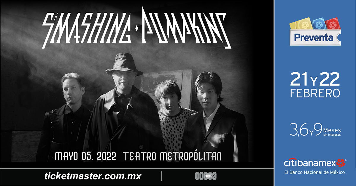 The Smashing Pumpkins llega al Teatro Metropólitan
