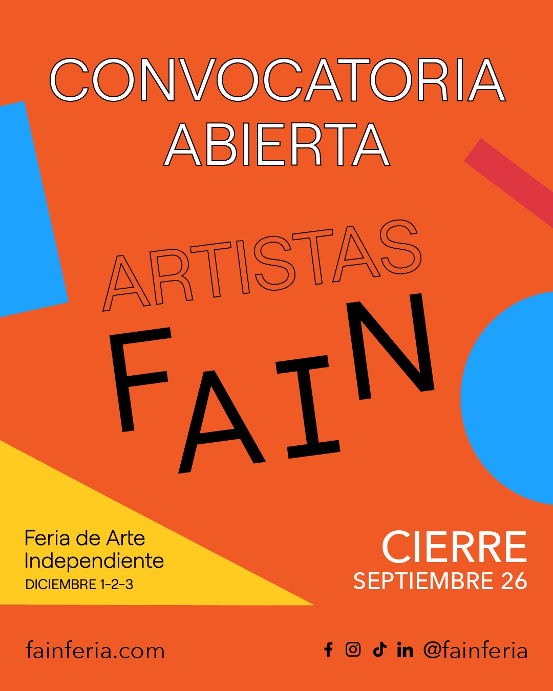 FAIN lanza su convocatoria 2023