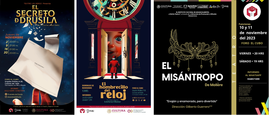 Foro El Cubo se llena de fantasía, irreverencia y reflexión con tres imperdibles estrenos de noviembre