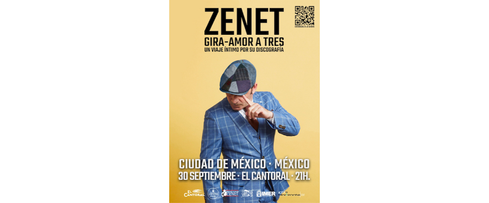 Zenet regresa a México con su gira "Amor a Tres" I 30 de sept en El Cantoral