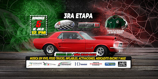 3ra Etapa del Campeonato Mexicano 1/4 de Milla 🏁🔥