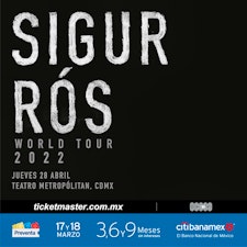 Sigur Rós anuncia concierto en el Teatro Metropólitan