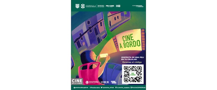 ProcineCDMX, RTP e Imcine lanzan la campaña “Cine a bordo”
