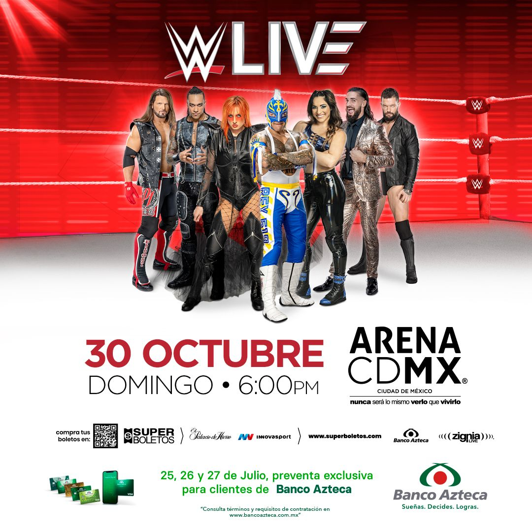 Regresa a México, el espectáculo de la WWE LIVE