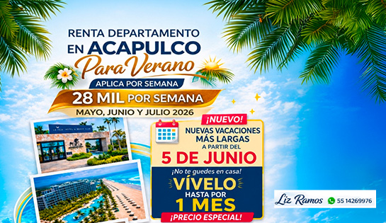 Agencia de Viajes, VIVE AL VIAJAR - Precio especial en las Semanas de Verano en Acapulco.