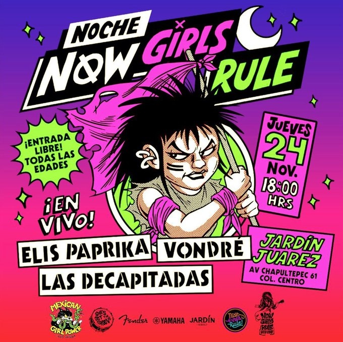Now Girls Rule encabezado por Elis Paprika 