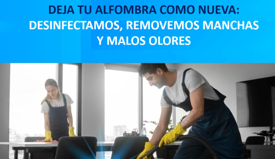 BUZA, LIMPIEZA y MANTENIMIENTO INTELIGENTES - 30% de descuento en Mantenimiento Integral de Alfombras y Pisos.