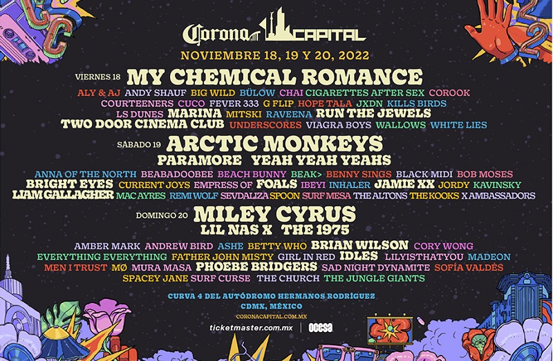 Corona Capital anuncia su line up de su edición 2022