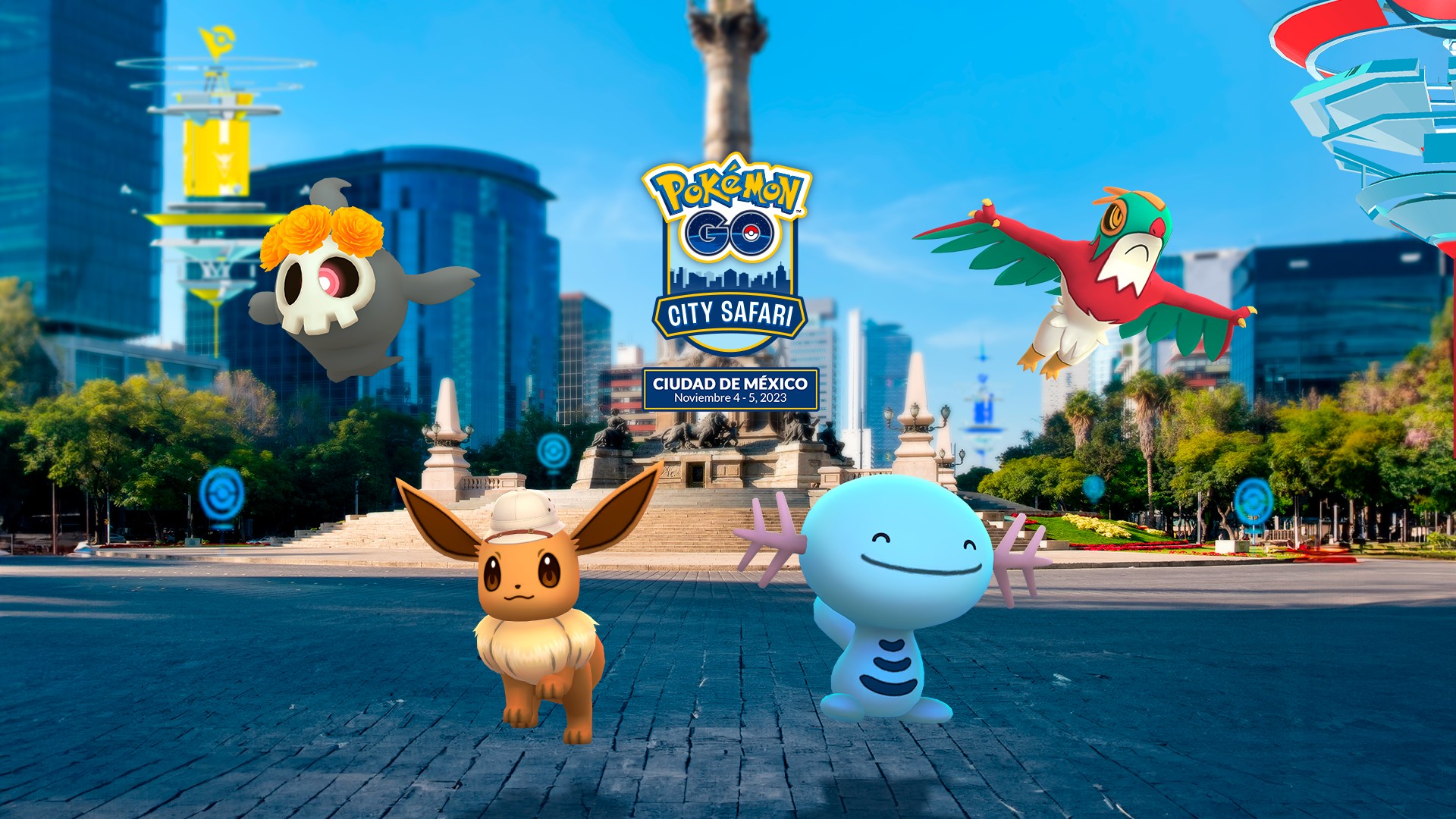 Nuevas ubicaciones especiales, Día de la Comunidad de noviembre y más novedades para el City Safari de la Ciudad de México en Pokémon GO