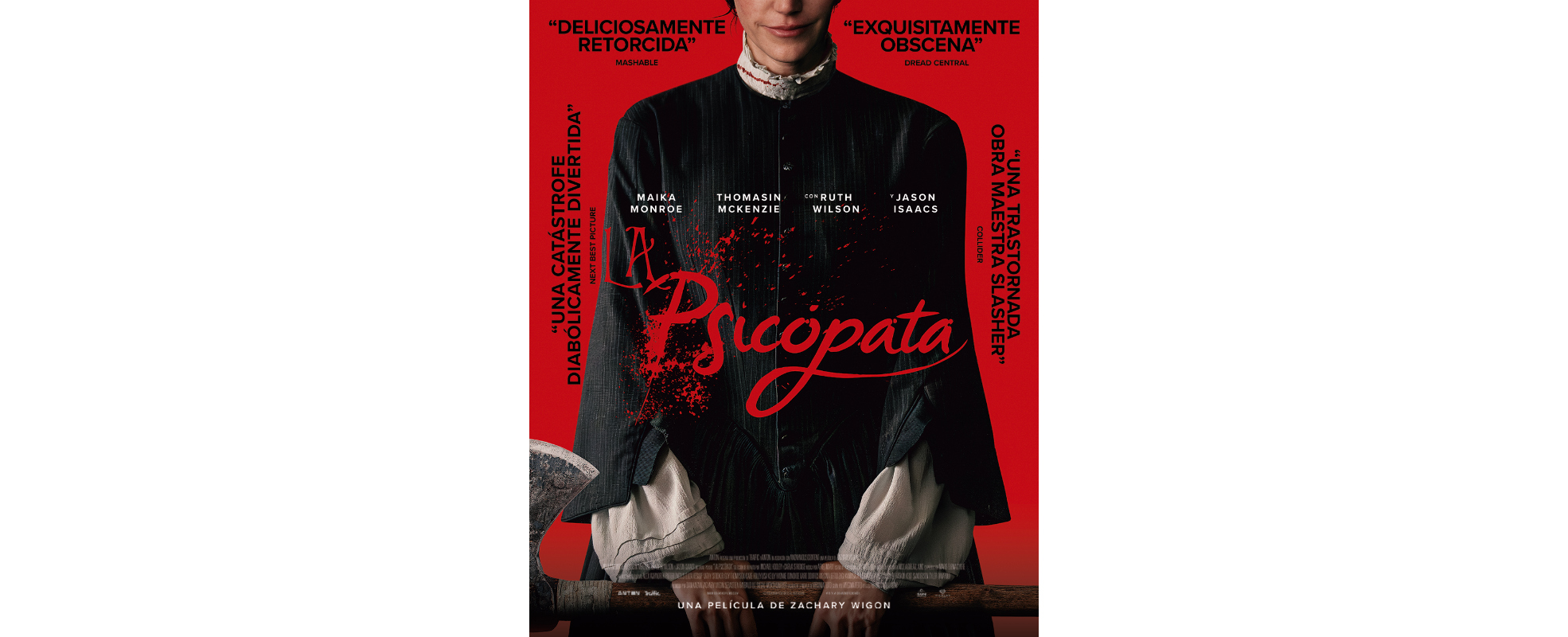 "La Psicópata", la nueva apuesta de terror gótico y comedia negra, revela su tráiler oficial
