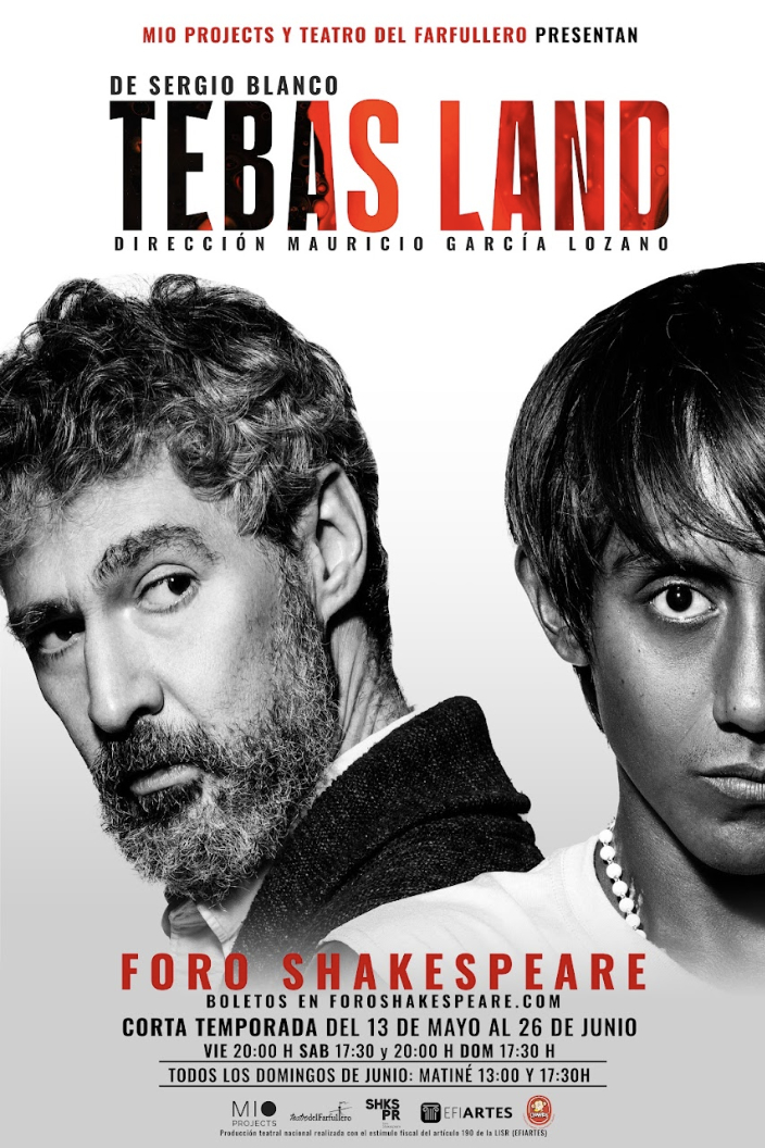 "Tebas Land" de Sergio Blanco llega por primera vez a México