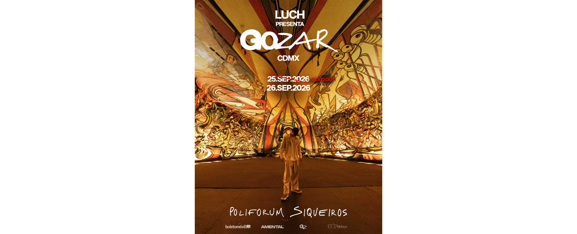 GOZAR agota su primera fecha en CDMX y abre una segunda noche de música electrónica en el Polyforum Siqueiros
