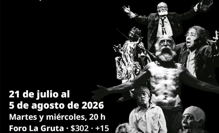 "Homenaje a Beckett" llega al Foro La Gruta con tres obras sobre el absurdo contemporáneo