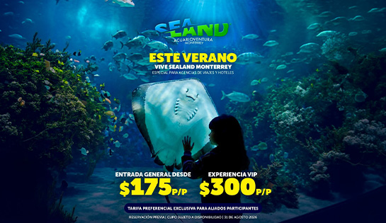 SEA LAND, Acuarioventura Monterrey. - Entrada general desde $175.00 o Experiencia VIP $300.00