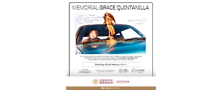 Conoce el “Memorial Grace Quintanilla” para recordar la vida y obra de la fundadora del CCD y La Colmena