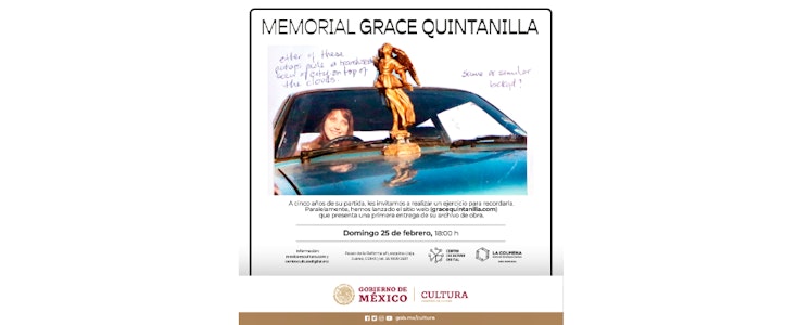 Conoce el “Memorial Grace Quintanilla” para recordar la vida y obra de la fundadora del CCD y La Colmena
