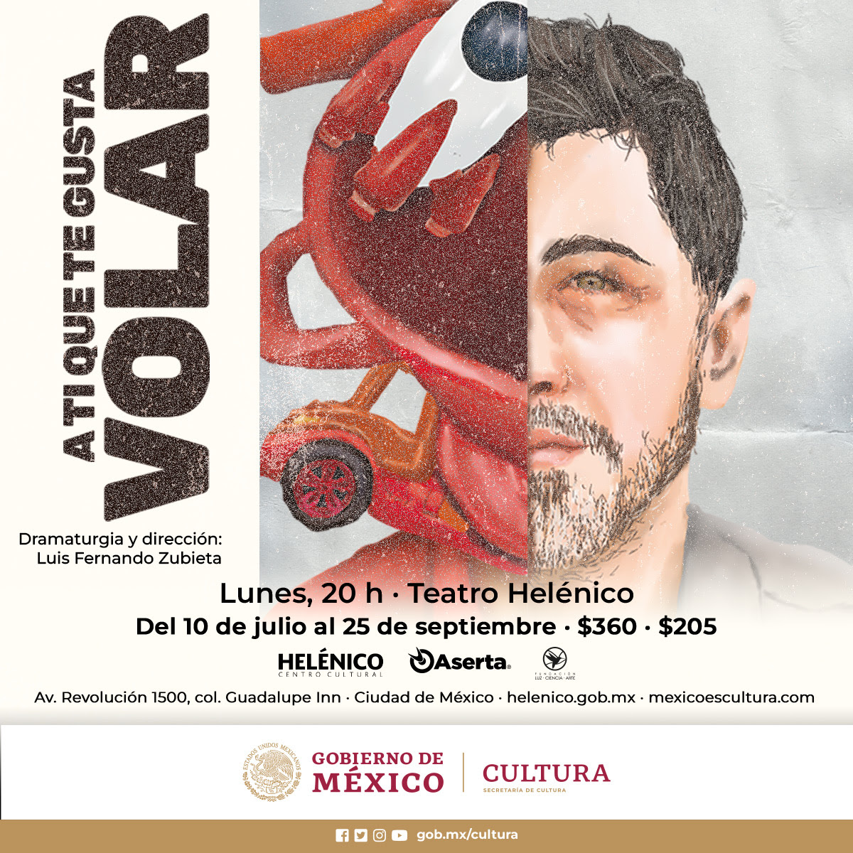 El Teatro Helénico presenta: "A ti que te gusta volar"