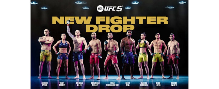 EA Sports UFC 5 anuncia actualización histórica de su roster y ajustes de jugabilidad previo a UFC 300