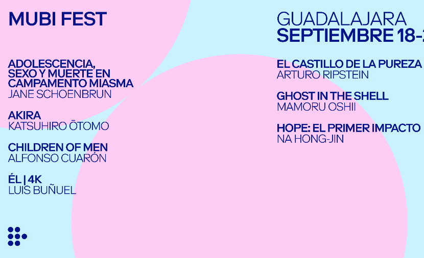 MUBI Fest llega por primera vez a Guadalajara y presenta su programación completa