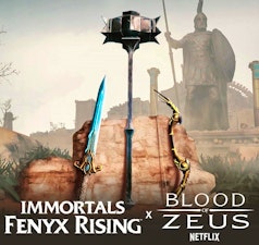 "Blood of Zeus" se adentra al reino mitológico de "Immortals Fenyx Rising"
