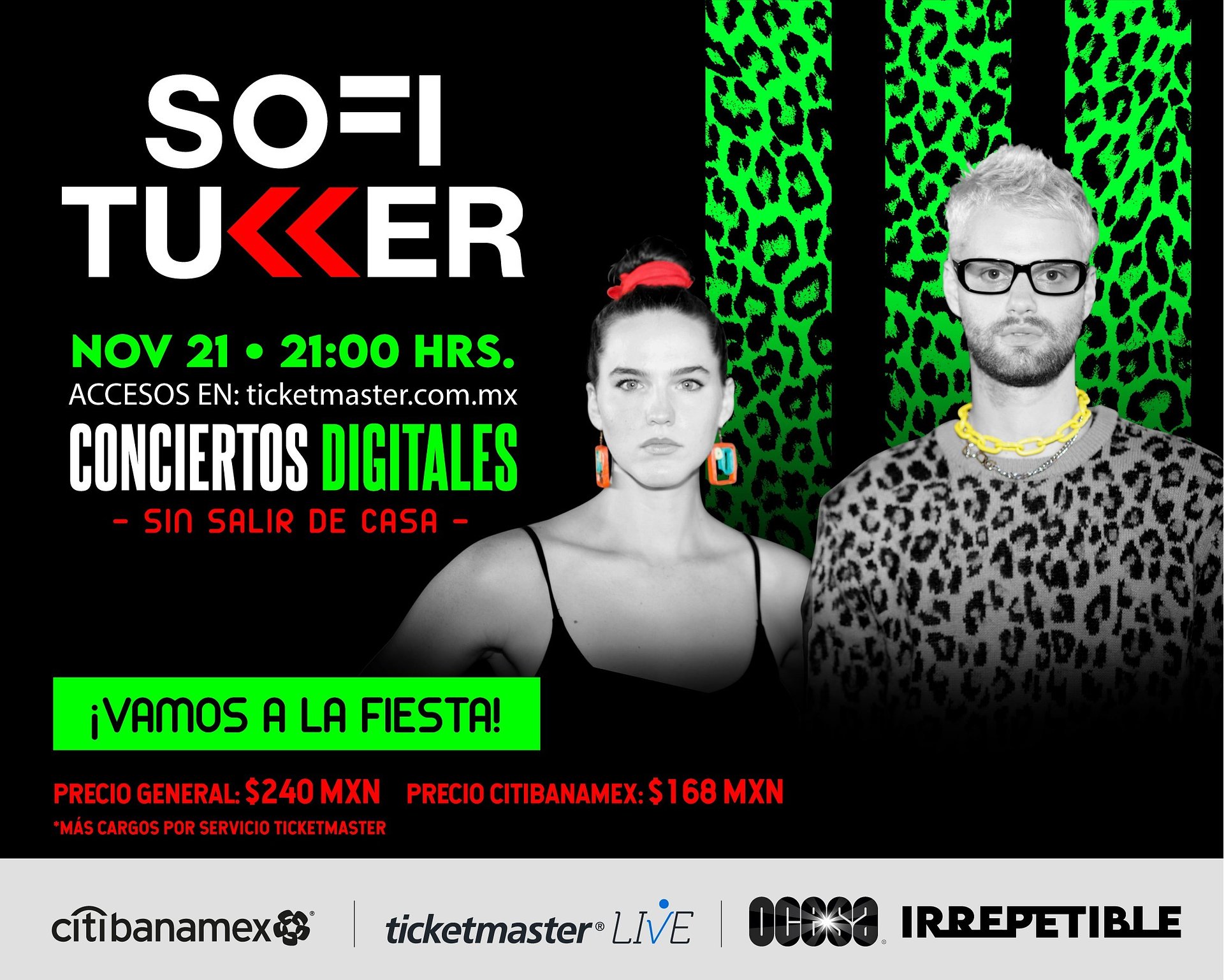 Sofi Tukker en una actuación Irrepetible