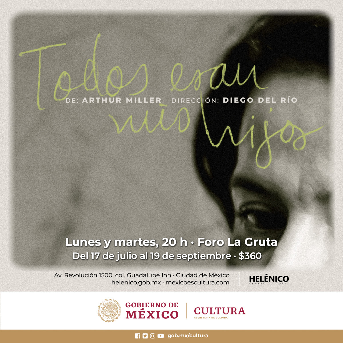 Próximo estreno en el Foro La Gruta: "Todos eran mis hijos"